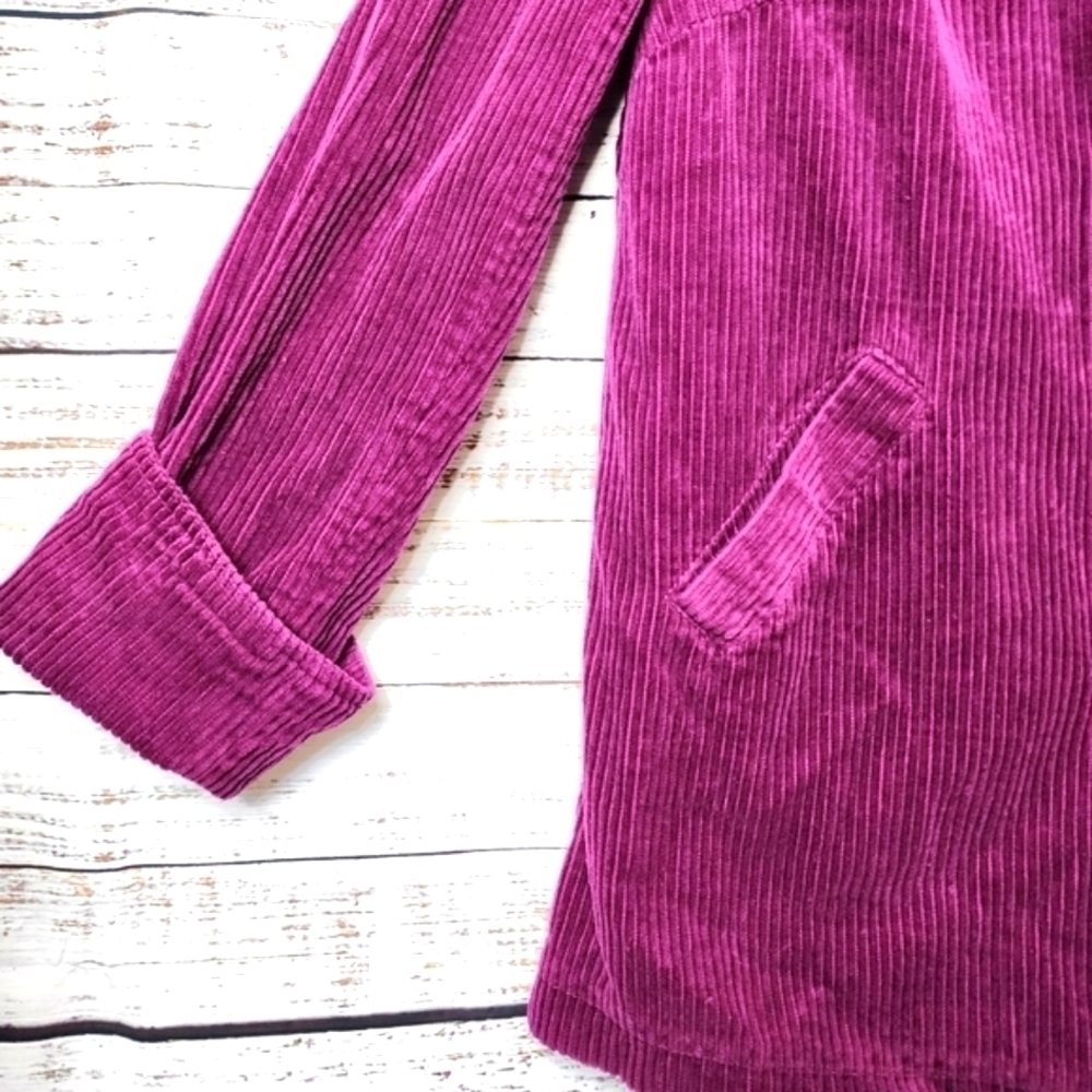 CHADWICKS VINTAGE HOT PINK SIZE M PETITE CORDUROY BLAZER JACKET COAT WOMEN'S - Picture 8 of 17
